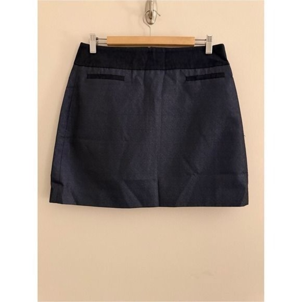 LOFT Petites Navy Mini Skirt 10P Workwear Business Casual Career Chic Style